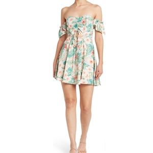 Area Stars Flutter Sleeve Mini Dress